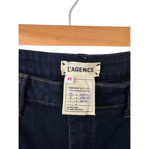 L'agence Oriana High Rise Straight Leg Jeans - Picture 3 of 5